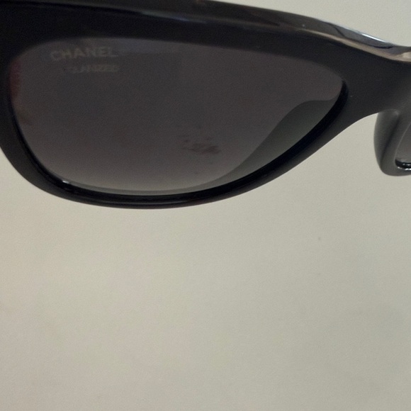 CHANEL CH5380 square women’s Black Sunglasses - Picture 7 of 9
